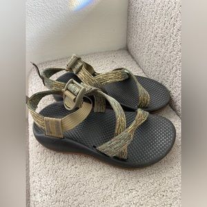 Chaco Kid's Z/1 Ecotread Strappy Sandals Green Drift Hunter Youth Boys Size 1